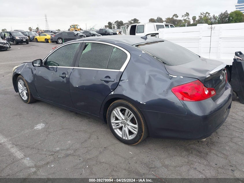 2011 Infiniti G25 Journey VIN: JN1DV6AP2BM831581 Lot: 39279994