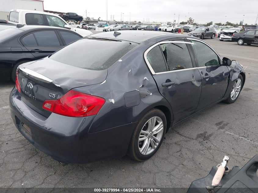 2011 Infiniti G25 Journey VIN: JN1DV6AP2BM831581 Lot: 39279994