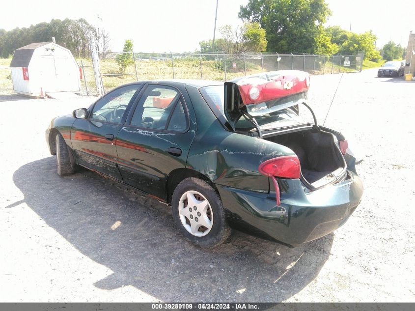 2004 Chevrolet Cavalier VIN: 1G1JC52F347362534 Lot: 39280109