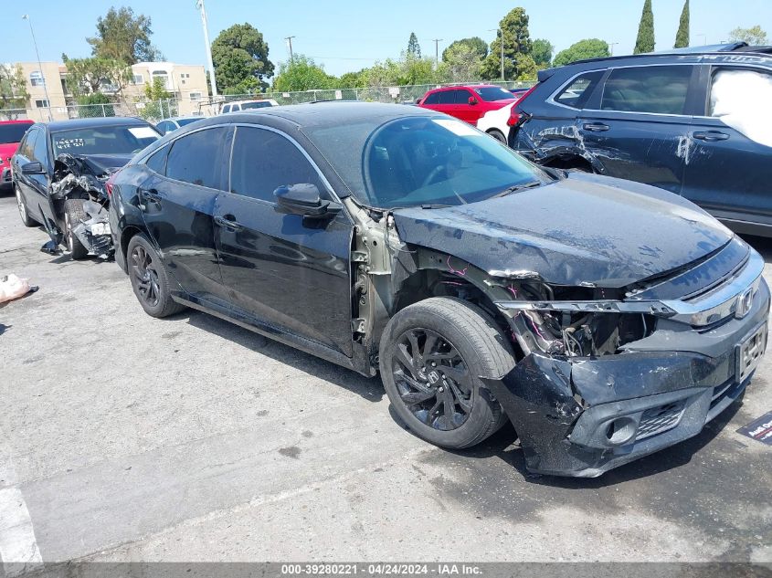 2018 Honda Civic Ex VIN: 2HGFC2F86JH525783 Lot: 39280221