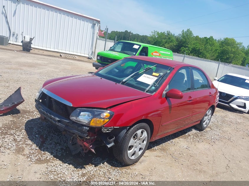 2009 Kia Spectra Ex VIN: KNAFE222395586891 Lot: 39280227