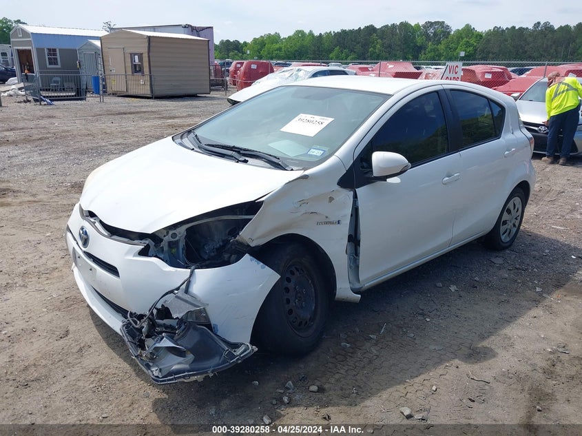 2013 Toyota Prius C Two VIN: JTDKDTB3XD1037093 Lot: 39280258