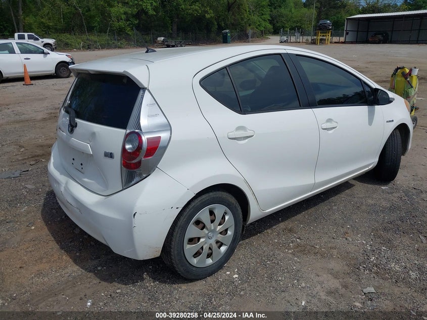 2013 Toyota Prius C Two VIN: JTDKDTB3XD1037093 Lot: 39280258