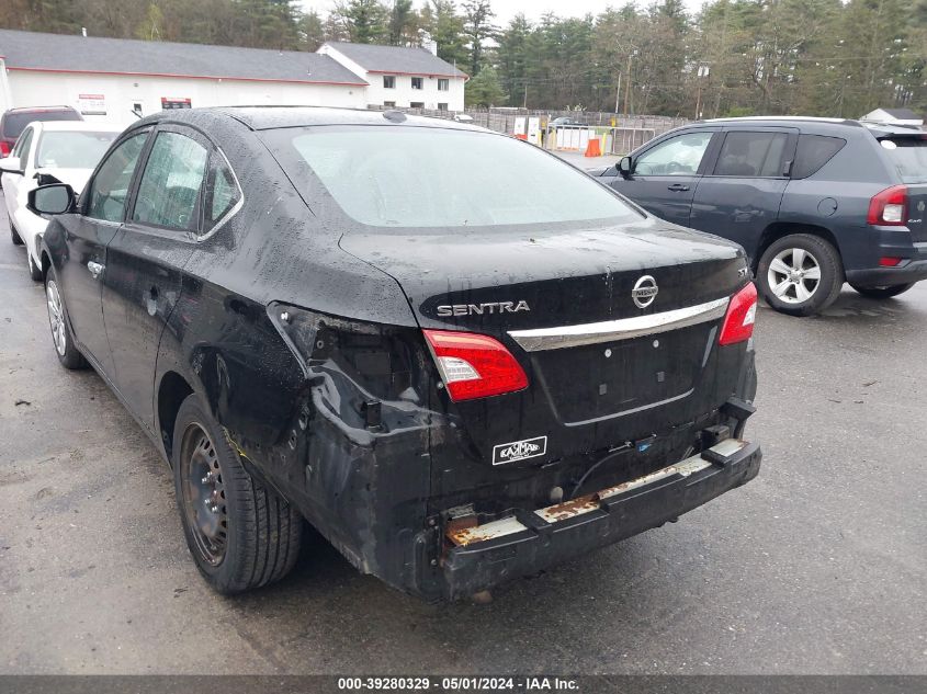 2015 Nissan Sentra Sv VIN: 3N1AB7AP2FY289743 Lot: 39280329