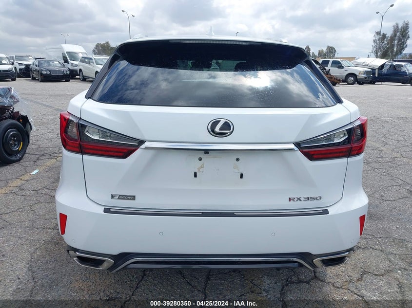 VIN 2T2BZMCA3HC117000 2017 LEXUS RX 350 F SPORT