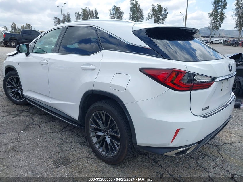 VIN 2T2BZMCA3HC117000 2017 LEXUS RX 350 F SPORT
