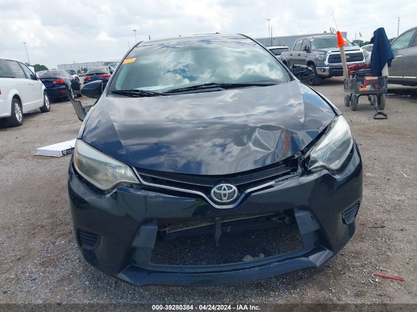 2015 Toyota Corolla Le VIN: 5YFBURHE6FP302876 Lot: 39280384