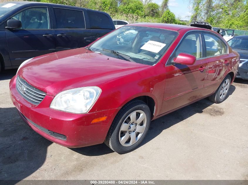 KNAGE123085250279 | 2008 KIA OPTIMA