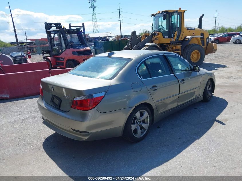 2005 BMW 525I VIN: WBANA53585B856940 Lot: 39280492