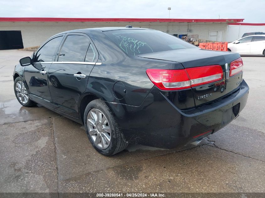 2012 Lincoln Mkz VIN: 3LNHL2GC3CR835418 Lot: 39725687