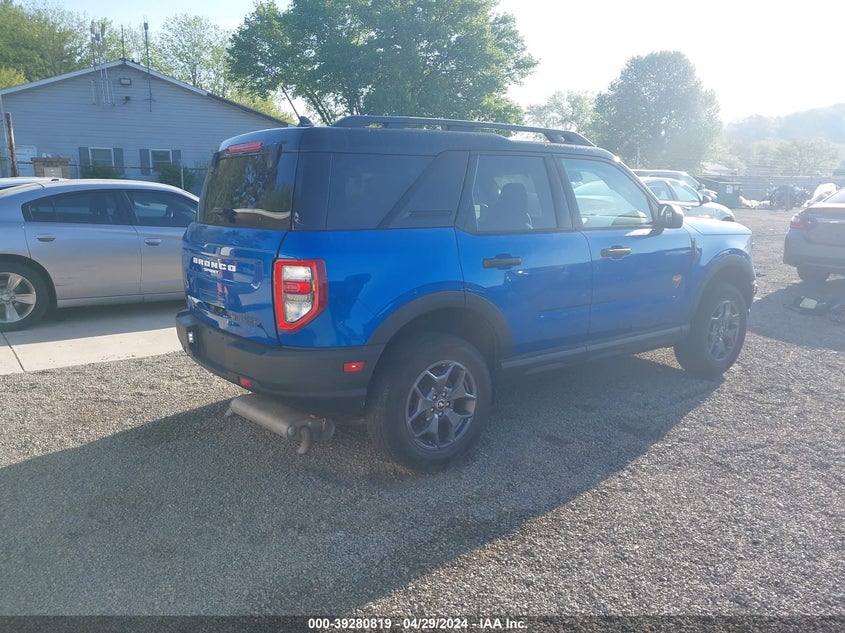 2022 Ford Bronco Sport Badlands VIN: 3FMCR9D95NRD72856 Lot: 39280819