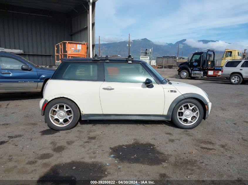 2005 Mini Cooper S VIN: WMWRE33515TL11294 Lot: 39280822