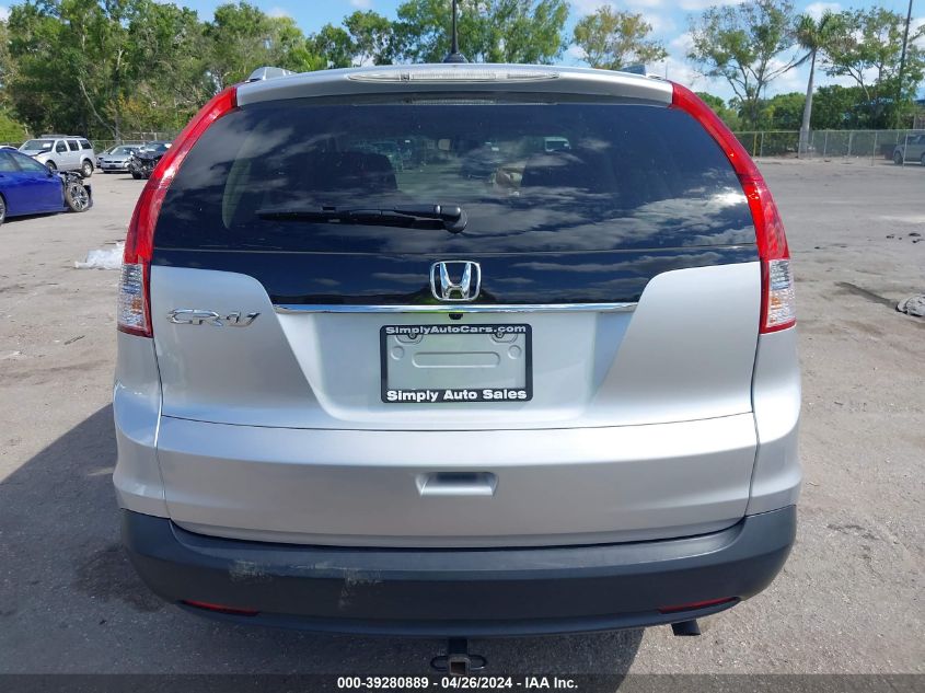 2013 Honda Cr-V Ex-L VIN: 2HKRM3H72DH504198 Lot: 39280889