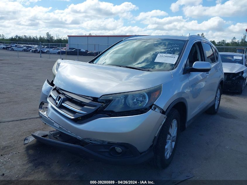 2013 Honda Cr-V Ex-L VIN: 2HKRM3H72DH504198 Lot: 39280889