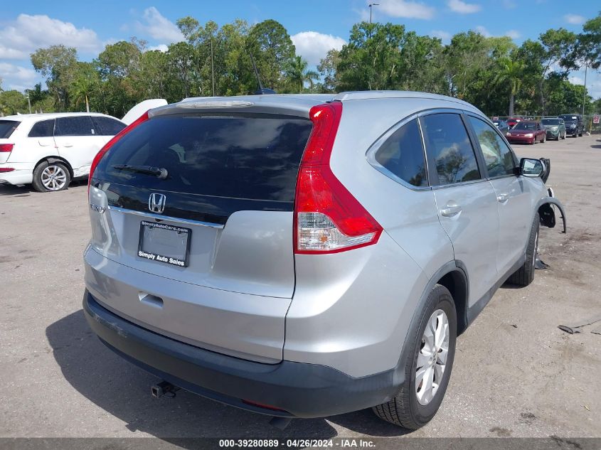 2013 Honda Cr-V Ex-L VIN: 2HKRM3H72DH504198 Lot: 39280889