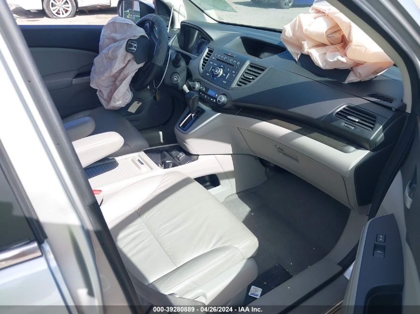 2013 Honda Cr-V Ex-L VIN: 2HKRM3H72DH504198 Lot: 39280889