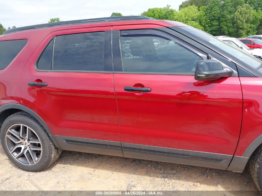 2016 Ford Explorer Sport VIN: 1FM5K8GT7GGB30868 Lot: 39280905