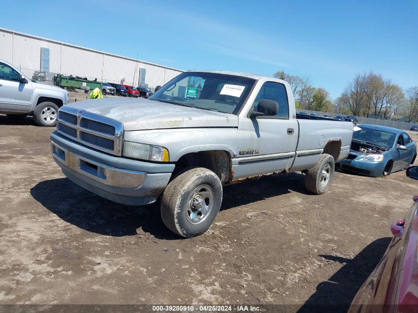 1998 Dodge Ram 1500 St VIN: 1B7HF16Y3WS624313 Lot: 39280910