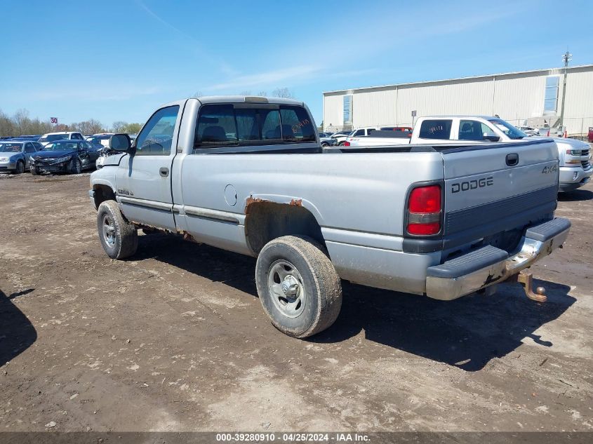 1998 Dodge Ram 1500 St VIN: 1B7HF16Y3WS624313 Lot: 39280910