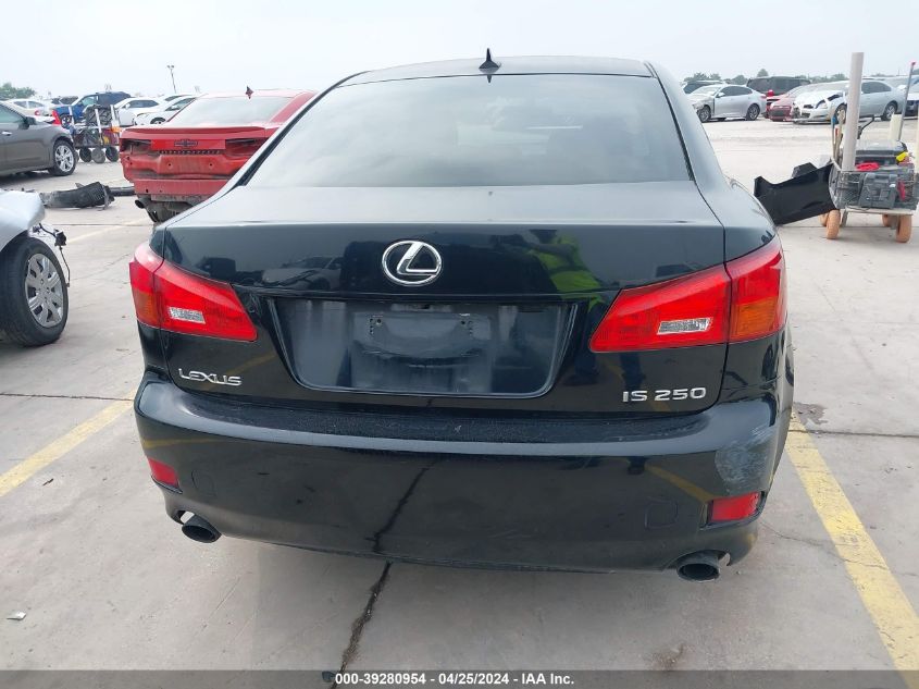 2007 Lexus Is 250 VIN: JTHBK262072044309 Lot: 39280954