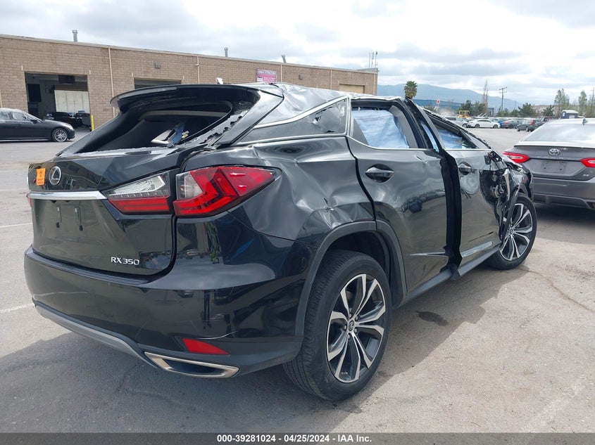 VIN 2T2HZMDA6LC244230 2020 LEXUS RX 350