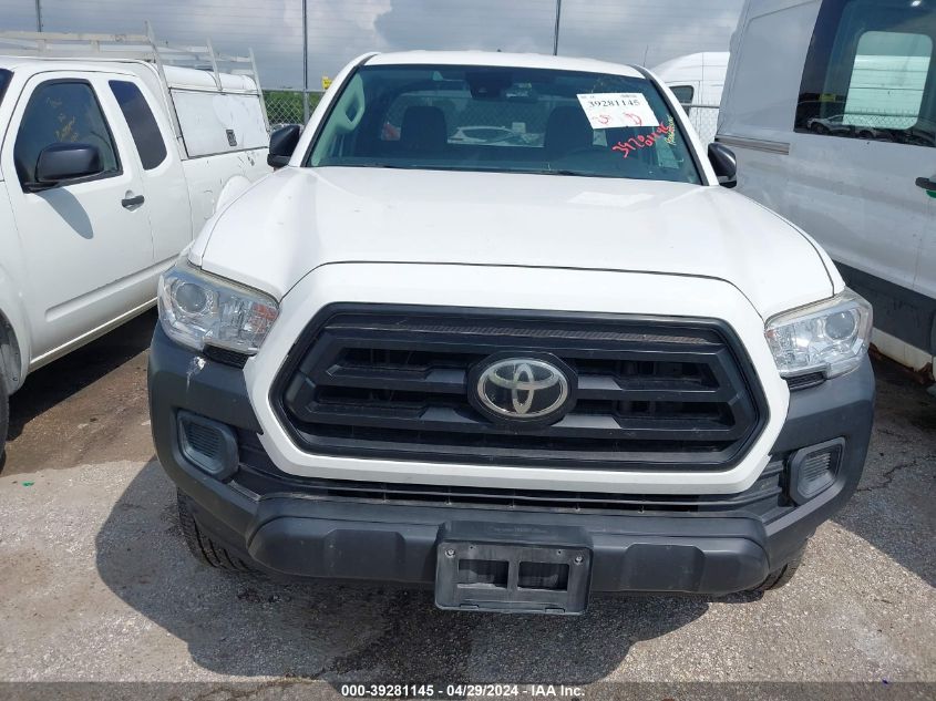 2020 Toyota Tacoma Sr VIN: 5TFRX5GN7LX174998 Lot: 39281145