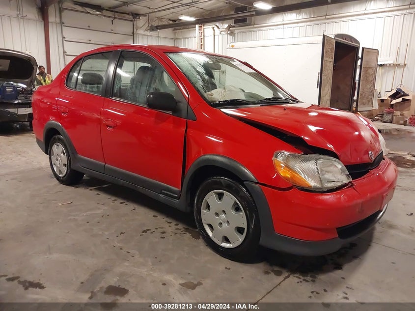 2000 Toyota Echo VIN: JTDBT1235Y5000586 Lot: 39281213