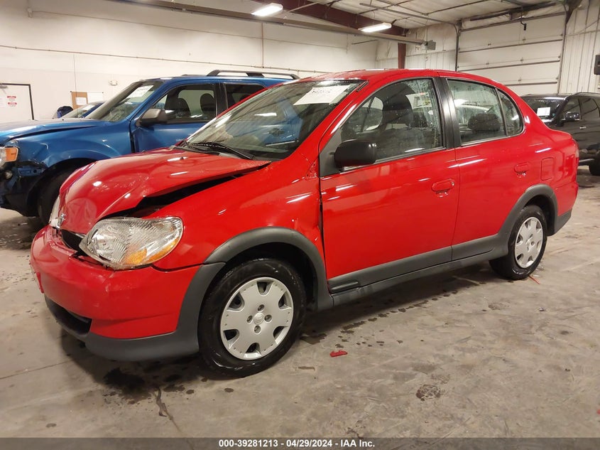 2000 Toyota Echo VIN: JTDBT1235Y5000586 Lot: 39281213