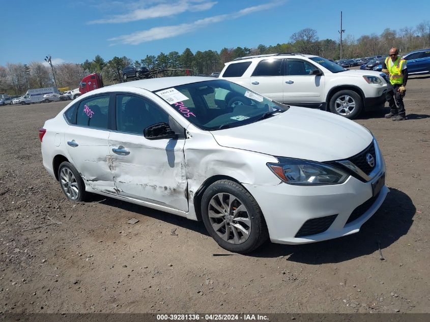 VIN 3N1AB7AP6KY402796 2019 Nissan Sentra, SV no.1