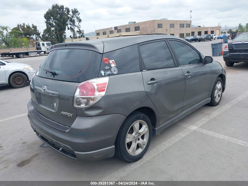 2005 Toyota Matrix Xr VIN: 2T1KR32E05C321588 Lot: 39281367