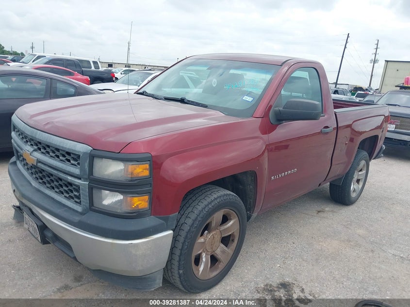 2014 CHEVROLET SILVERADO 1500 WORK TRUCK 1WT - 1GCNCPEH9EZ403398