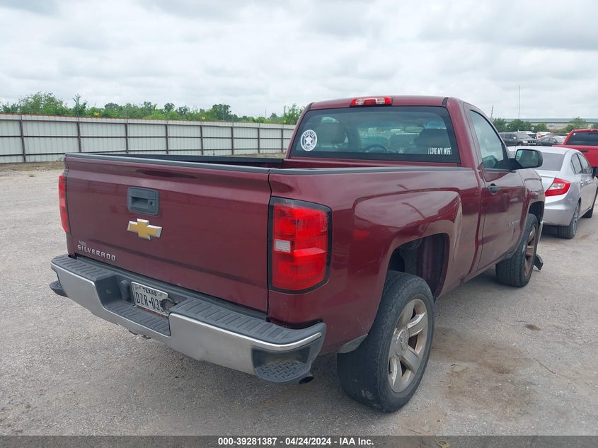 2014 CHEVROLET SILVERADO 1500 WORK TRUCK 1WT - 1GCNCPEH9EZ403398