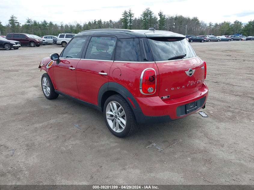 2013 Mini Countryman Cooper VIN: WMWZB3C52DWM09272 Lot: 39281399