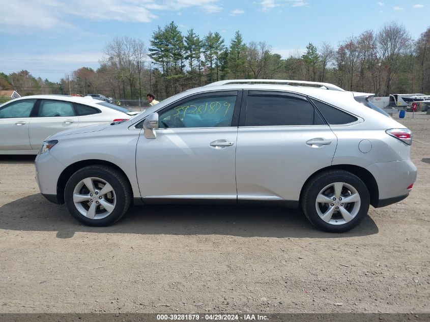 2015 Lexus Rx 350 VIN: 2T2BK1BA7FC272909 Lot: 39281879