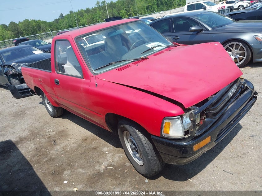 1991 Toyota Pickup 1/2 Ton Short Wheelbase VIN: JT4RN81AXM5100727 Lot: 39281893