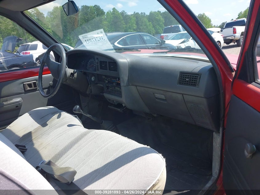 1991 Toyota Pickup 1/2 Ton Short Wheelbase VIN: JT4RN81AXM5100727 Lot: 39281893