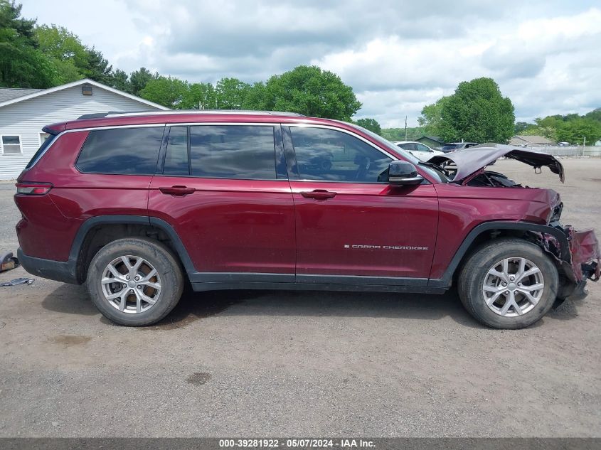 2021 Jeep Grand Cherokee L Limited 4X4 VIN: 1C4RJKBGXM8198068 Lot: 39281922