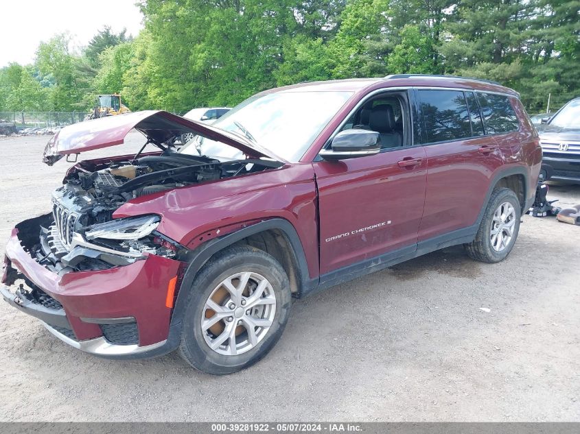 VIN 1C4RJKBGXM8198068 2021 JEEP GRAND CHEROKEE L LIMITED 4X4
