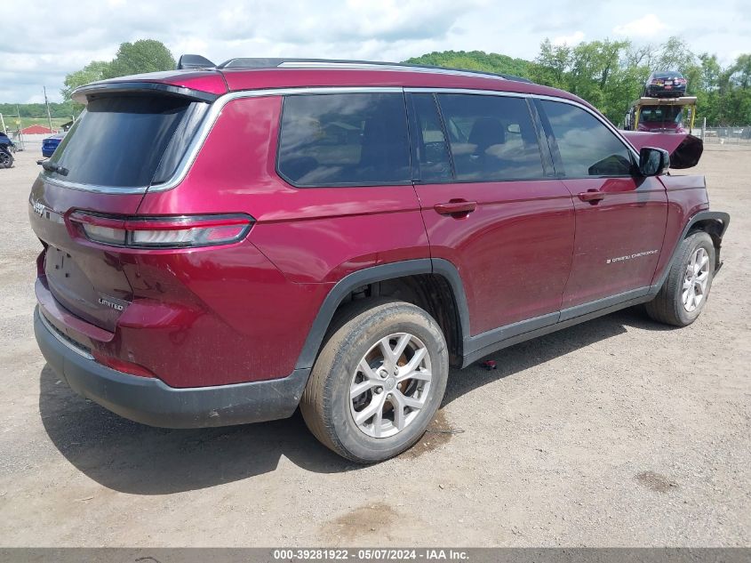 VIN 1C4RJKBGXM8198068 2021 JEEP GRAND CHEROKEE L LIMITED 4X4