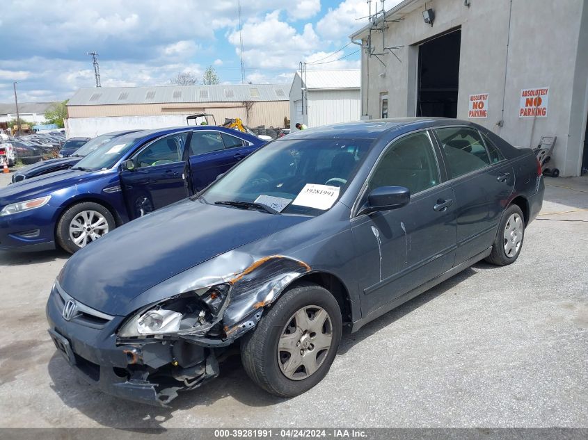 2006 Honda Accord 2.4 Lx VIN: 1HGCM564X6A129960 Lot: 39281991