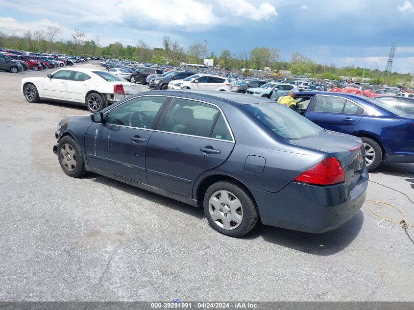 2006 Honda Accord 2.4 Lx VIN: 1HGCM564X6A129960 Lot: 39281991