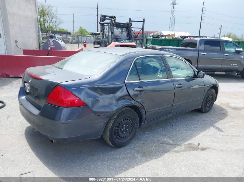 2006 Honda Accord 2.4 Lx VIN: 1HGCM564X6A129960 Lot: 39281991