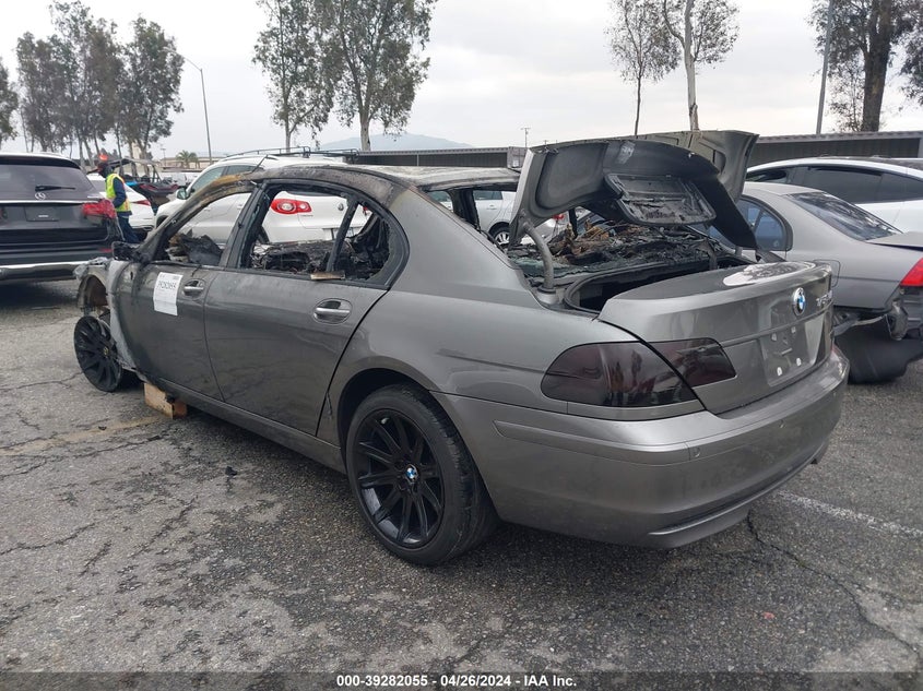 2007 BMW 750Li VIN: WBAHN83597DT76206 Lot: 39282055