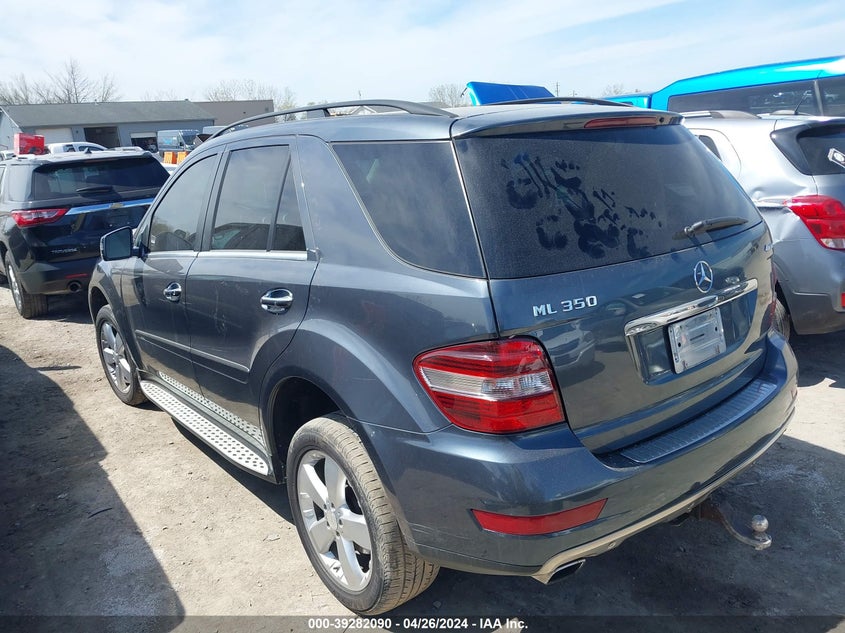 2011 Mercedes-Benz Ml 350 4Matic VIN: 4JGBB8GB4BA706857 Lot: 39282090