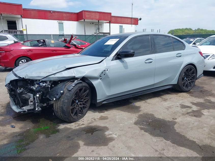 2023 BMW M3 Competition xDrive VIN: WBS43AY0XPFR12637 Lot: 39282115