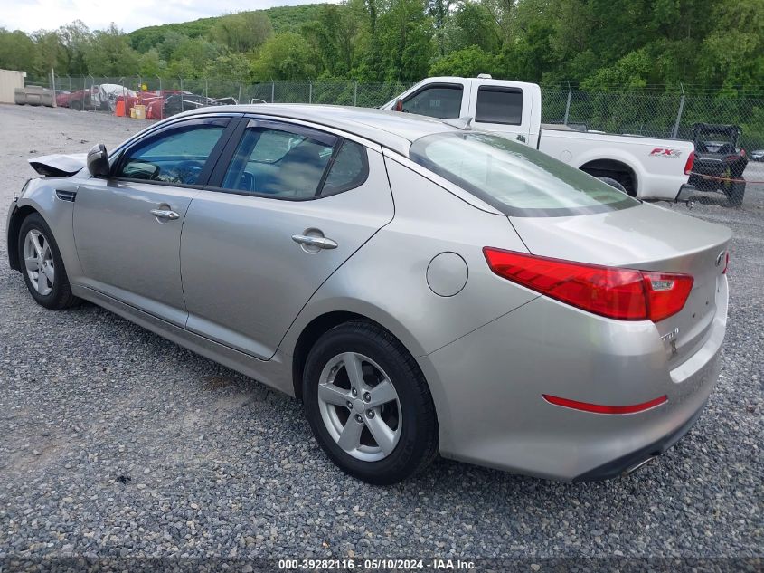 2014 Kia Optima Lx VIN: KNAGM4A77E5485413 Lot: 39282116