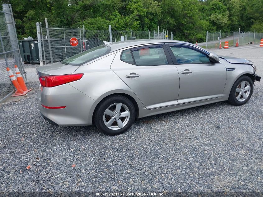 2014 Kia Optima Lx VIN: KNAGM4A77E5485413 Lot: 39282116