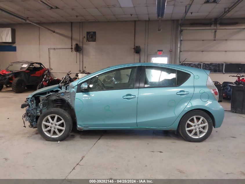 2014 Toyota Prius C Four VIN: JTDKDTB30E1074588 Lot: 39282145