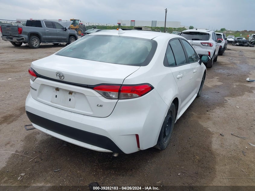 VIN 5YFEPRAE8LP006347 2020 TOYOTA COROLLA LE