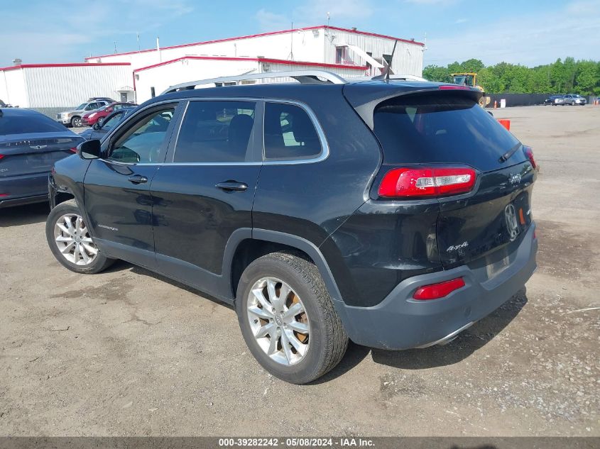 2016 Jeep Cherokee Limited VIN: 1C4PJMDB4GW348387 Lot: 39282242